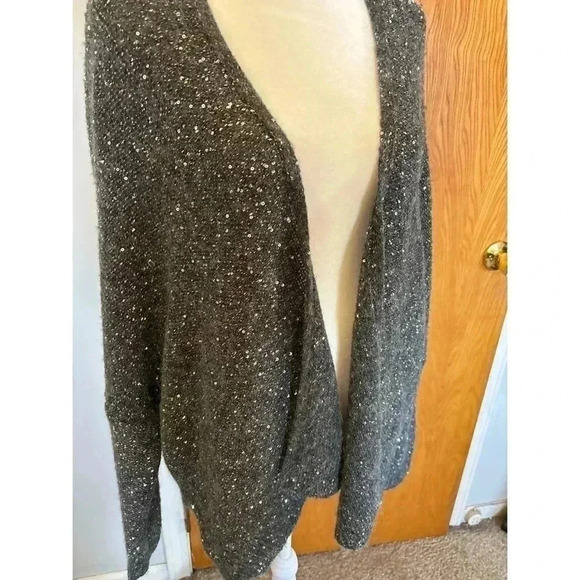 Nordstrom Signature Sequin Open Front Cardigan - Picture 5 of 6